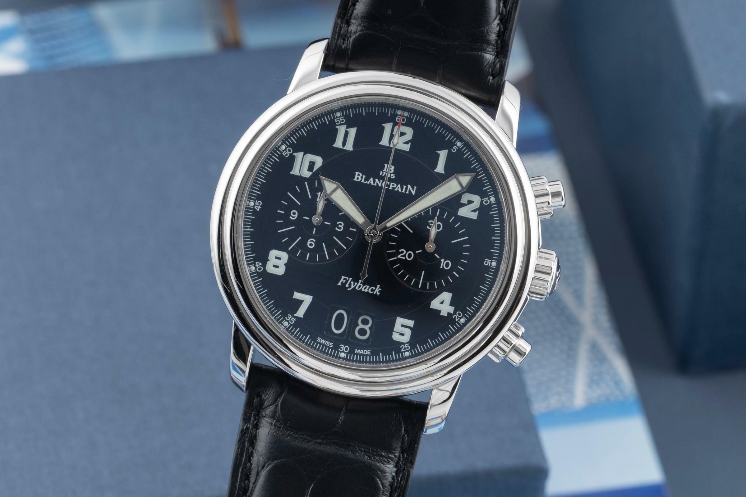 Blancpain Léman Fly-Back Chronograph Automatik Big Date Stahl Ref. 2885F-1130-53B