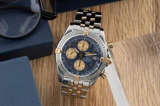 Thumbnail von Breitling Chronomat Evolution Chronograph Stahl / Gold Automatik Ref. B13356