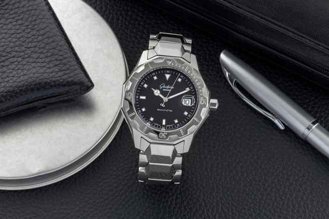  Glashütte Original Sport Evolution Automatik 1-10-33-40-81-04 B&P 1996 