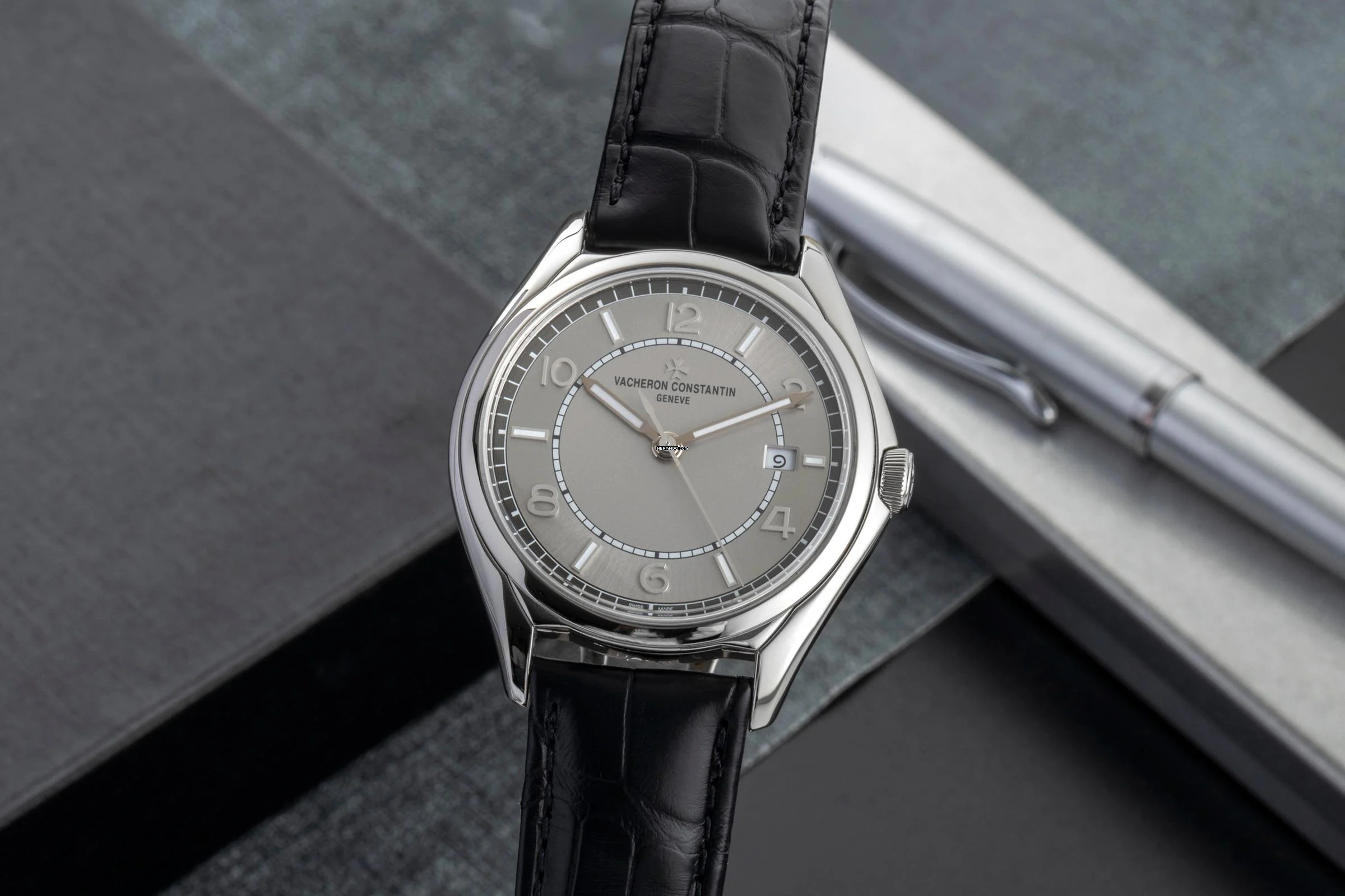 Vacheron Constantin Fiftysix Stahl Automatik Ref 4600E/000A-B442 B&P NP 14200