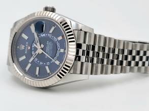 Thumbnail von Rolex Sky-Dweller Blue dial Jubilee Full Set 2020
