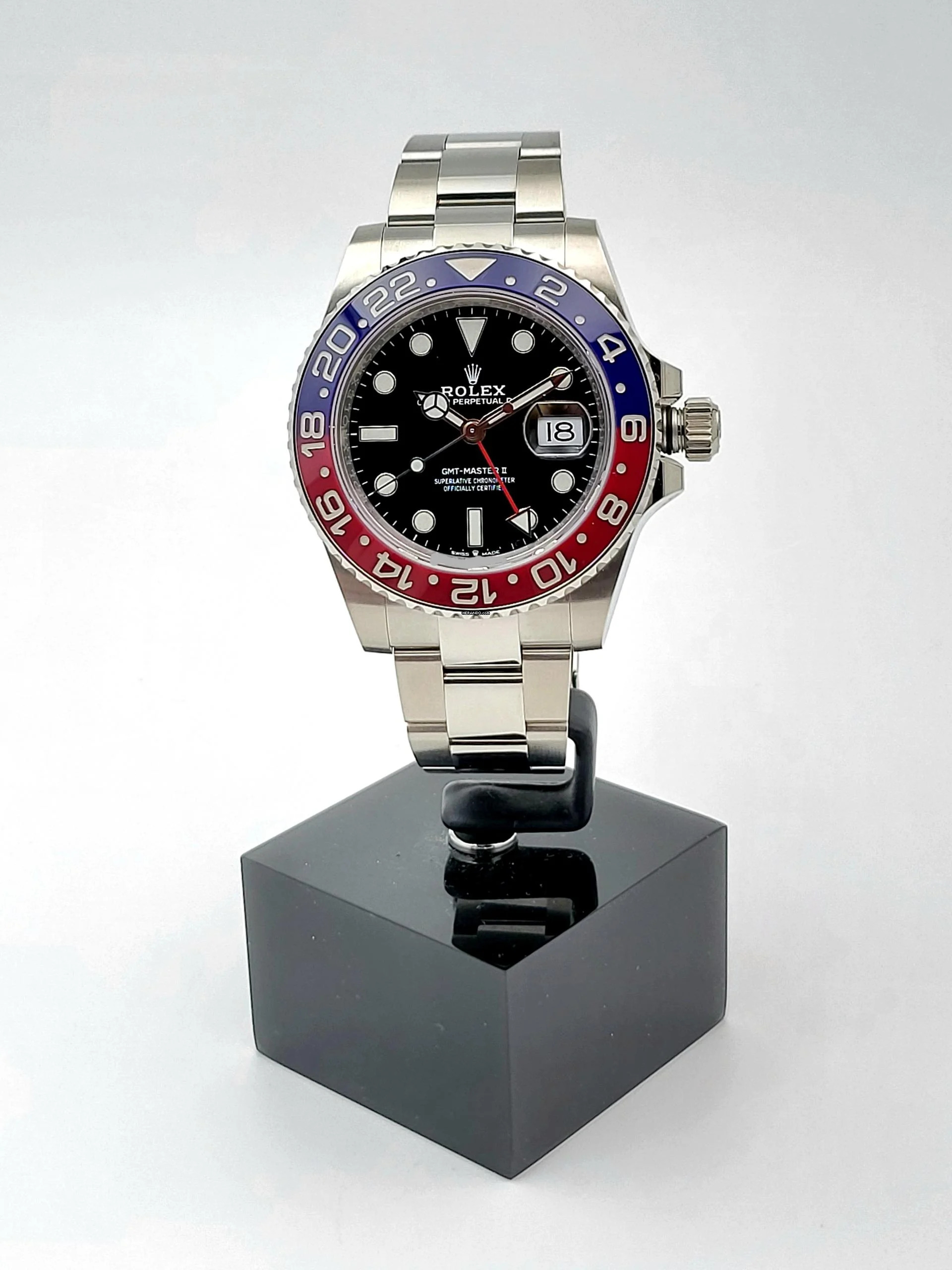 Rolex GMT-Master II Pepsi unworn Full Set 2022 Lc Austria