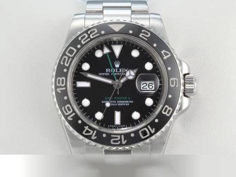  Rolex GMT-Master II 116710ln 2015 Edelstahl Automatik Stahl Zweite Zeitzone Stainless Steel Oyster-band Chronometer Black Dial 