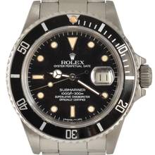 Thumbnail von Rolex Submariner Date 168000 Triple Zero of transition 1987 Full Set