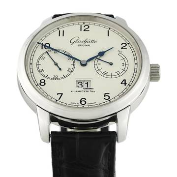  Glashütte Original Senator Observer White Dial 