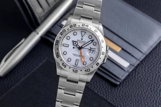  Rolex Explorer II Automatik Edelstahl Herrenuhr Ref. 226570 Box & Papiere 2022 