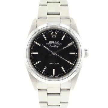  Rolex Air King Black Dial 