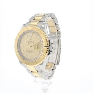  Rolex Yacht-Master 40 Steel Gold Rehaut Champagne Dial 