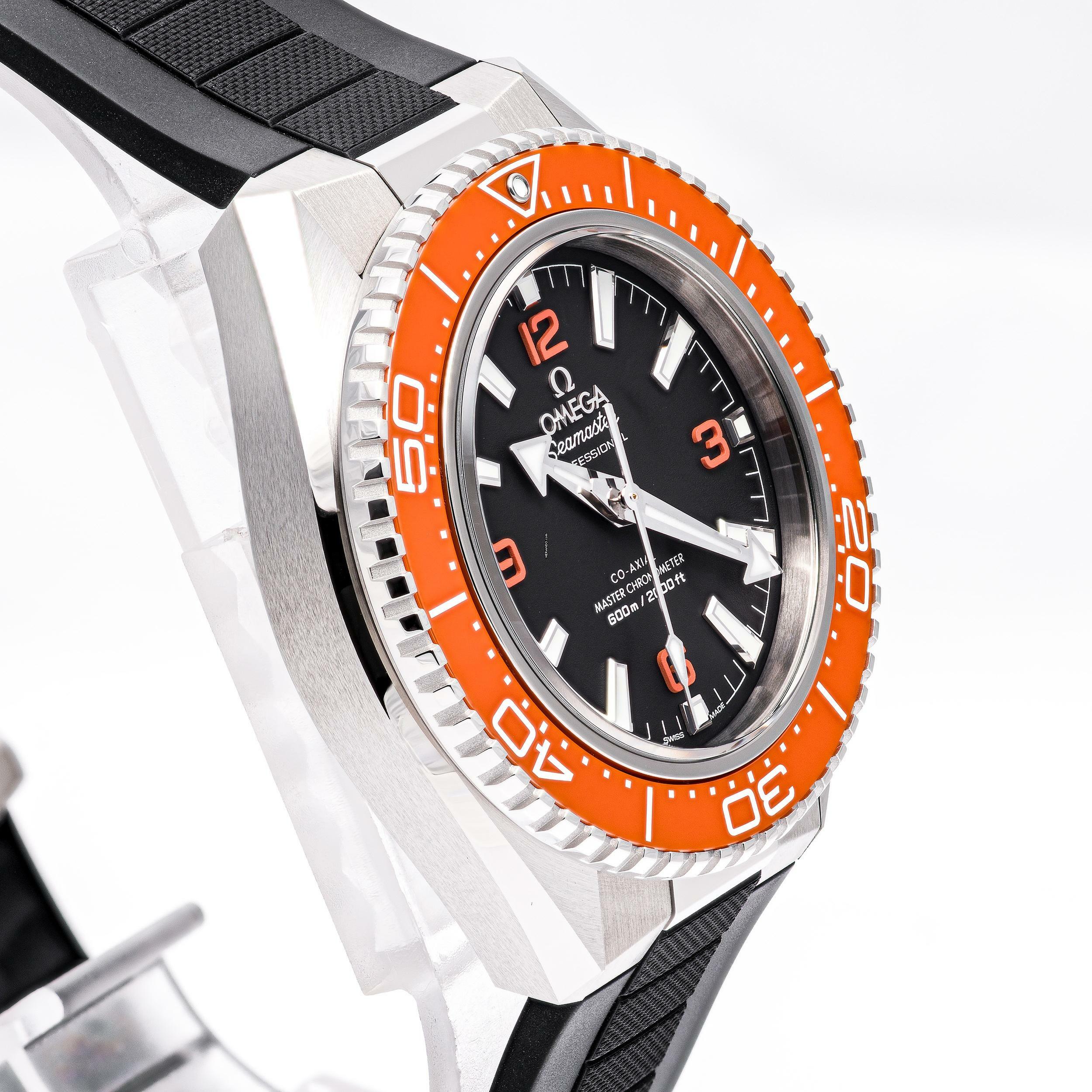 Omega Seamaster Planet Ocean 600m Orange – 217.32.42.21.01.003 – NEW & Unworn – 02/2026 Full Set