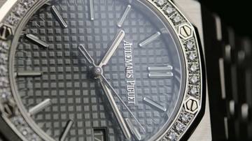 Thumbnail von Audemars Piguet Royal Oak Diamond Bezel - Grey - New - Fullset - 2024