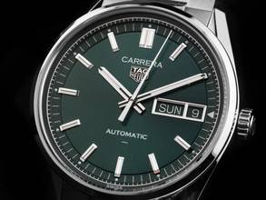 Thumbnail von TAG Heuer Carrera Day Date Ref.WDA2115.BA0043 2026 Full Set Ungetragen Carrera Day Date Green Dial