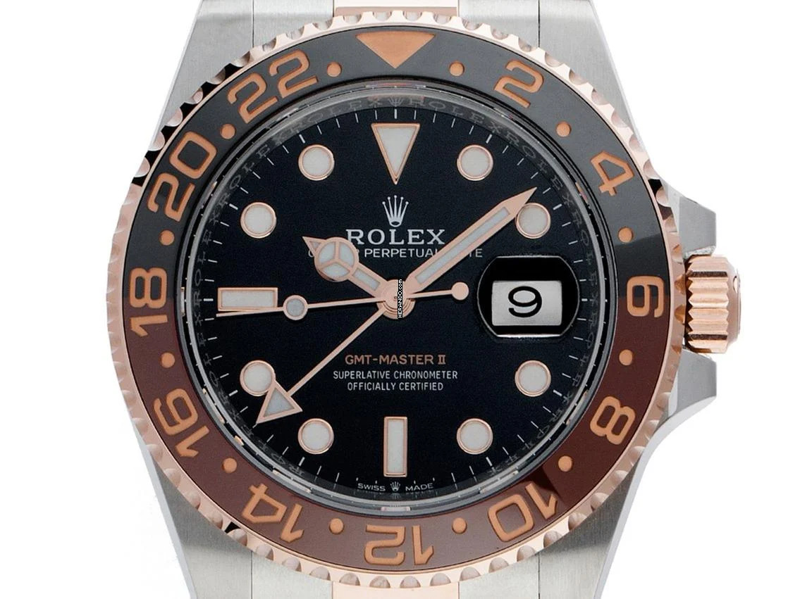 Rolex GMT-Master II Rootbeer Ref.126711CHNR 2024 Full Set Ungetragen GMT Master II Rootbeer