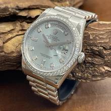 Thumbnail von Rolex Day-Date 36 Day-Date I 36 Platin ICEBLUE Diamond - Ref. 118346