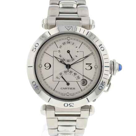  Cartier Pasha 38 GMT Power Reserve 