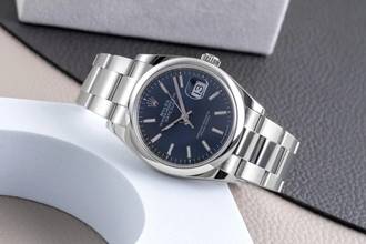Thumbnail von Rolex Datejust 36 Blue Dial Oyster Stahl Automatik Herrenuhr Ref 126200 B&P 2021