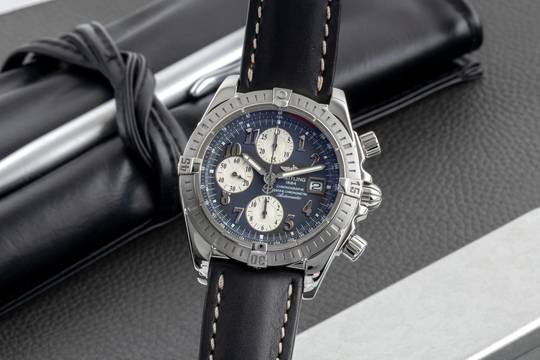  Breitling Chronomat Evolution Chronograph Stahl Automatik Herrenuhr Ref. A13356 