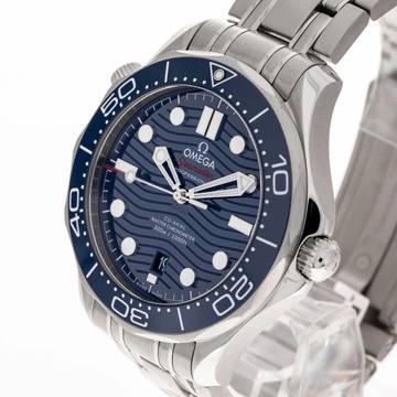  Omega Seamaster Diver 300 M 42 Blue – 210.30.42.20.03.001 – NEW & Unworn – 12/2025 Full Set 