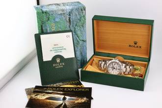 Thumbnail von Rolex Explorer II White Dial Box+Papers 40MM 16570 1997