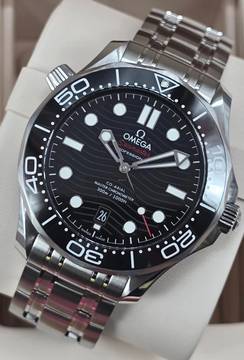  Omega Seamaster Diver 300 M 42mm 210.30.42.20.01.001 Black dial Steel Bracelet Unworn/New Condition Full Set 2-2026 