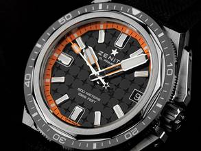 Thumbnail von Zenith Defy Extreme Diver Ref.95.9600.3620/21.I300 2025 Full Set Ungetragen Defy Extreme Diver Black Faltschließe