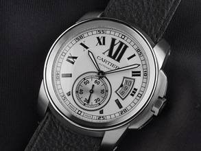 Thumbnail von Cartier Calibre de Cartier Ref.3389 2016 Box&Beschreibung wie Neu Vintage Calibre de Cartier