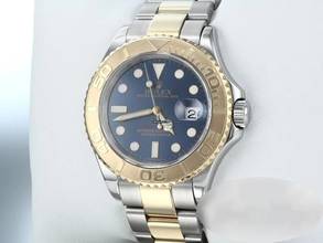 Thumbnail von Rolex Yacht-Master 40 40mm 16623 Stahl Gelbgold 750 Automatik 2007 Rolex-service: 2025 Stainless Steel 18kt Yellow Gold Oyster-band Chronometer Blue Dial