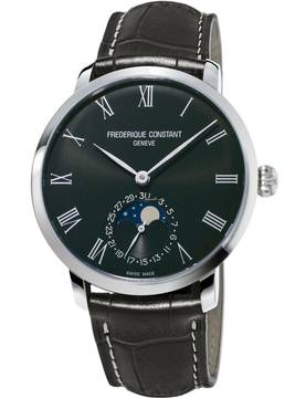  Frederique Constant Manufacture Slimline Moonphase FC-705GR4S6 Herrenuhr Slimline Manufaktur Moonphase 42mm 3ATM 