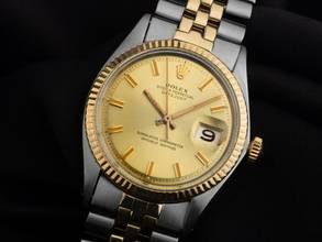 Thumbnail von Rolex Datejust 36 Ref.1601 Box&Beschreibung 1964 sehr gut Vintage Datejust