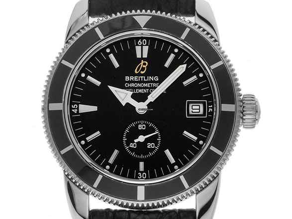  Breitling Superocean Ref.A37320 2014 original Box sehr gut Vintage Superocean Leder Faltschließe 