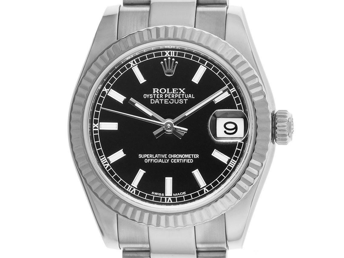 Rolex Datejust 31 Medium Ref.178274 2010 Full Set sehr gut Vintage Datejust Medium Stahl 18kt Weißgold