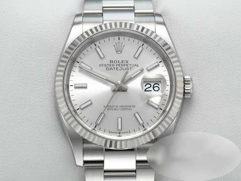  Rolex Datejust 36 Ungetragen Rolex Datejust 36 126234 2023 Stahl Weissgold 750 Automatik Stainless Steel 18kt White Gold Oyster-band Chronometer 