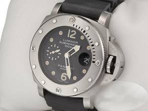 Thumbnail von Panerai Submersible 1950 44mm Pam00243 2008 Edelstahl Automatik Stahl