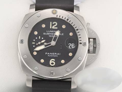  Panerai Submersible 1950 44mm Pam00243 2008 Edelstahl Automatik Stahl 