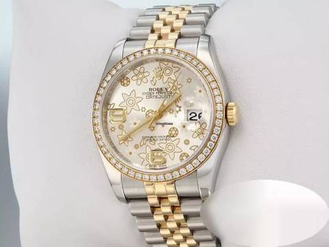  Rolex Datejust 36 36mm 116243 2010 Stahl Gelbgold 750 Diamanten Automatik Stainless Steel 18kt Yellow Gold Jubilé-band Chronometer Oyster 