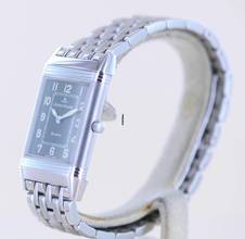 Thumbnail von Jaeger-LeCoultre Reverso Shadow Stahl Klassiker Luxus black dial Stahlband rar