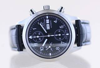 Thumbnail von IWC Fliegeruhr Chronograph Der Fliegerchronograph schwarz Day Date black Pilot Klassiker Top