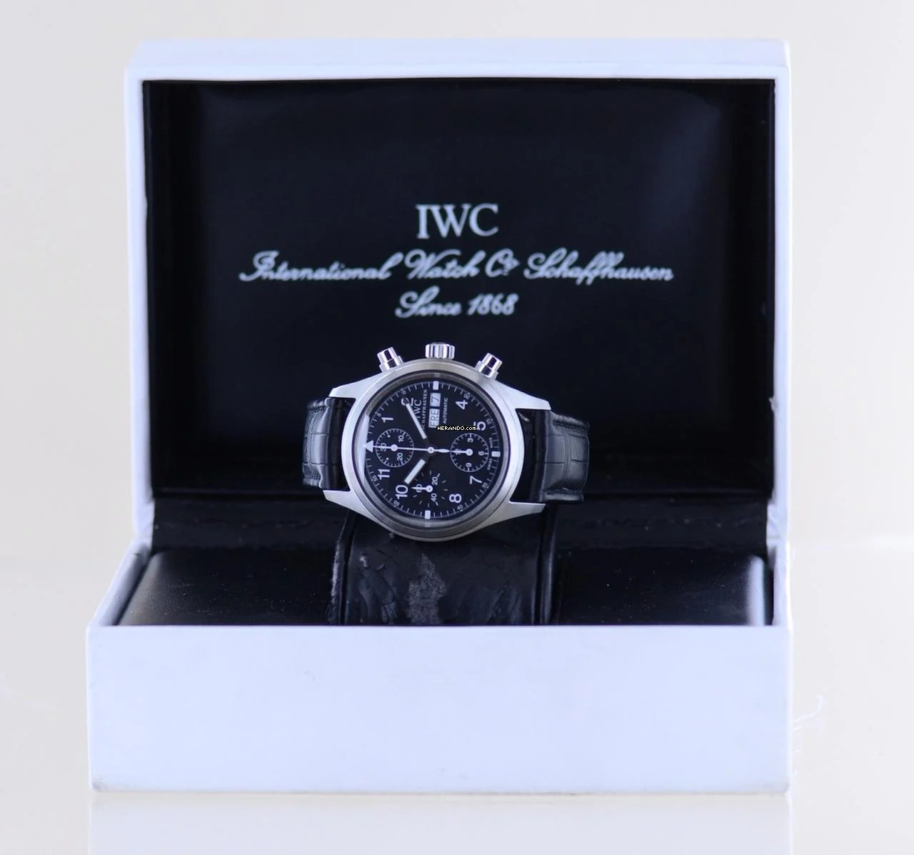 IWC Fliegeruhr Chronograph Der Fliegerchronograph schwarz Day Date black Pilot Klassiker Top