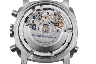 Thumbnail von Panerai Luminor 1950 Chronograph Rattrapante Stahl Automatik Ref. PAM00362 B&P
