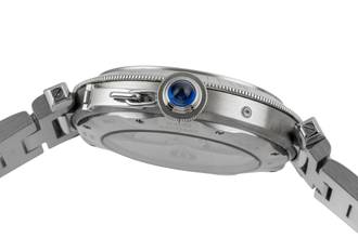 Thumbnail von Cartier Pasha GMT Power Reserve Automatik Stahl Herrenuhr Ref. W31037H3 2388