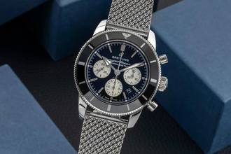 Thumbnail von Breitling Superocean Heritage II Chronograph Stahl Ref. AB0162121B1A1 B&P 2021