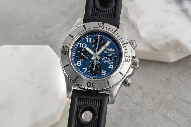  Breitling Superocean Chronograph Steelfish Automatik Stahl Herrenuhr Ref. A13341 