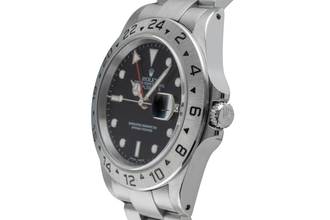 Thumbnail von Rolex Explorer II Black Dial Edelstahl Automatik Herrenuhr Ref. 16570 K-Serie