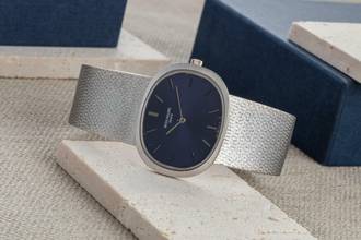 Thumbnail von Patek Philippe Ellipse d'Or Golden Ellipse 18k Weissgold Handaufzug Herrenuhr Ref. 3583/1