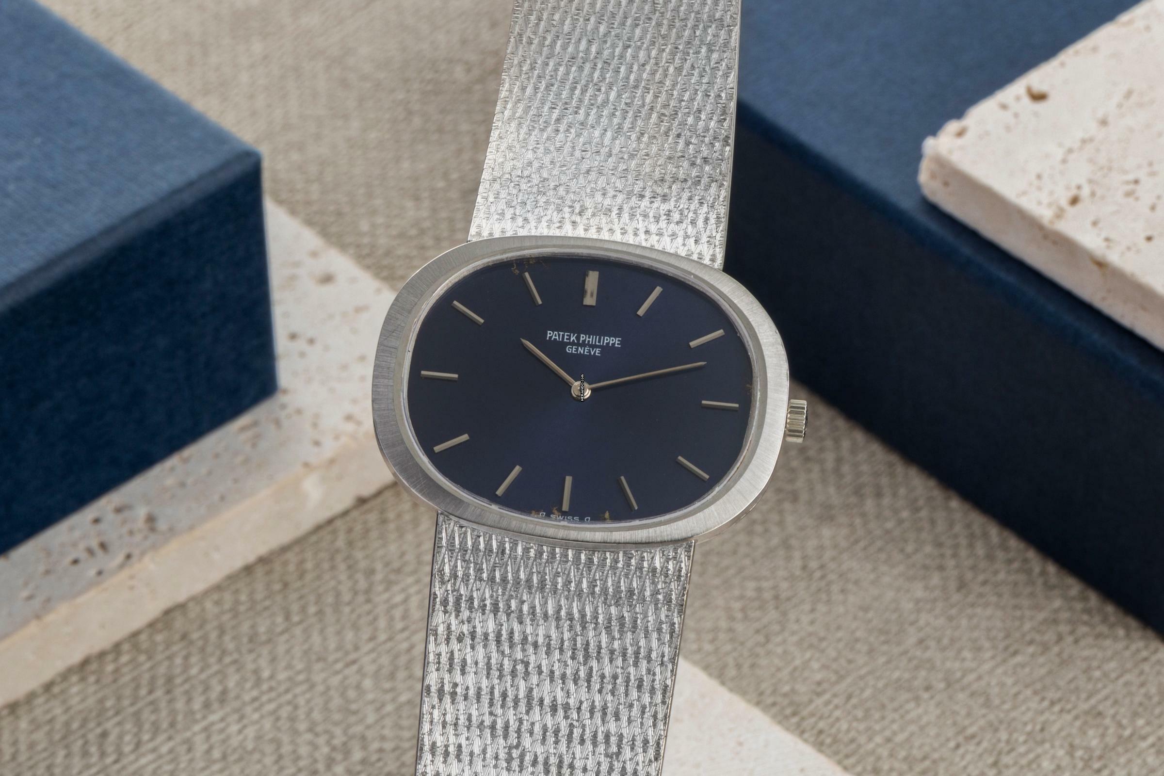 Patek Philippe Ellipse d'Or Golden Ellipse 18k Weissgold Handaufzug Herrenuhr Ref. 3583/1