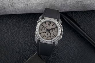 Thumbnail von Bulgari Octo Velocissimo Chronograph Titan Automatik Herrenuhr Ref. 102859 B&P