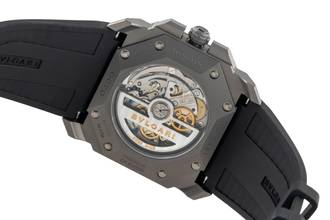 Thumbnail von Bulgari Octo Velocissimo Chronograph Titan Automatik Herrenuhr Ref. 102859 B&P