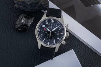 Thumbnail von IWC Fliegeruhr Chronograph Pilot Fliegeruhr Chronograph Automatik Edelstahl Herrenuhr Ref. IW377701