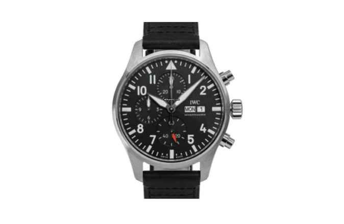 IWC パイロットウォッチ クロノグラフ ステンレススチール - 24ヶ月保証 IW3780
