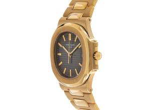 Thumbnail von Patek Philippe Nautilus Ref.3800/001 1999 Full Set Original Unpoliert Nautilus 18kt Gelbgold 143g