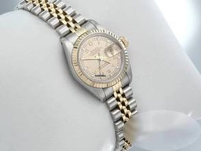 Thumbnail von Rolex Lady-Datejust Edelstahl Gelbgold 750 Diamanten Automatik Stainless Steel 18kt Yellow Gold Stahl Damen Jubilé-band Chronometer Oyster